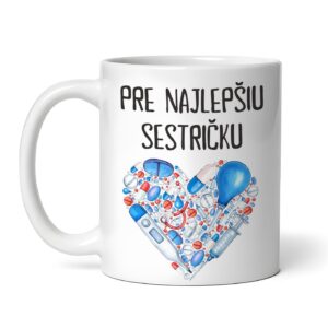 Personalizovaný hrnček s lekárskym motívom a vlastným textom 25