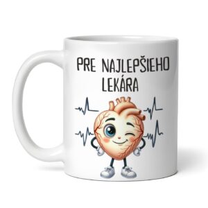 Personalizovaný hrnček s lekárskym motívom a vlastným textom 27