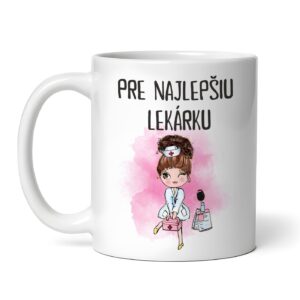 Personalizovaný hrnček s lekárskym motívom a vlastným textom 32