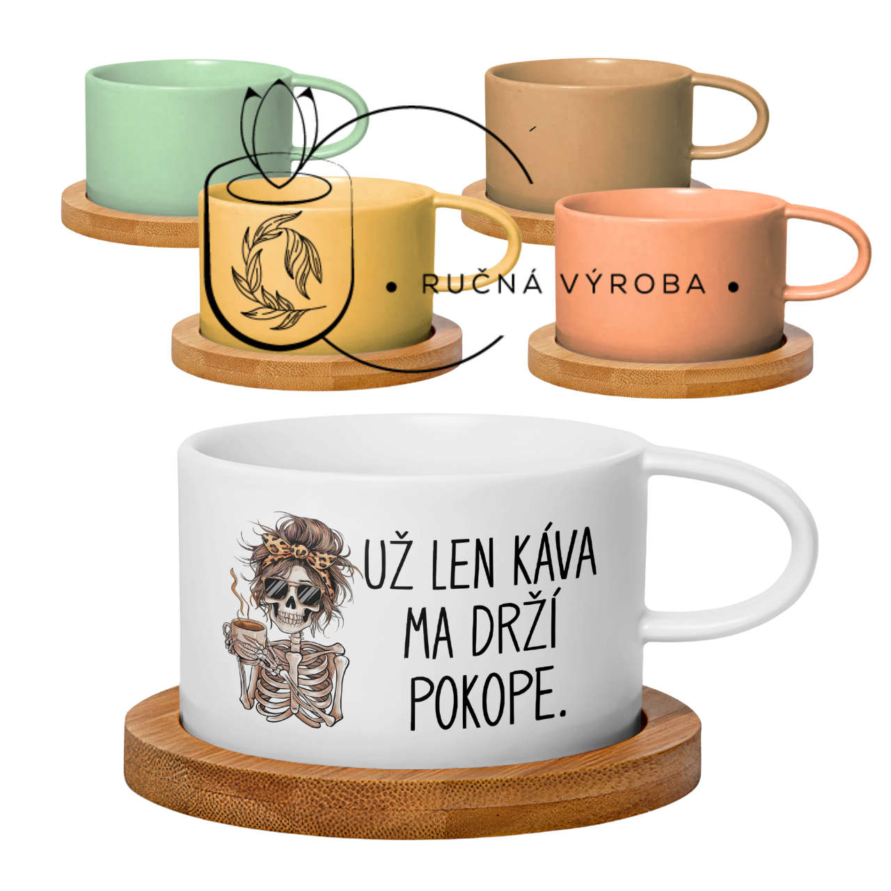 Makrónka hrnček .. už len káva ma drží pokope