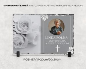Spomienkový kameň s vlastným textom a fotografiou 16