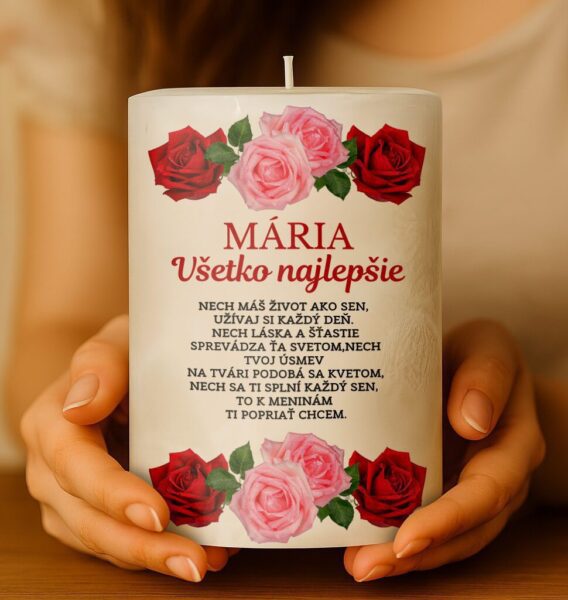 Sviečka k meninám Mária