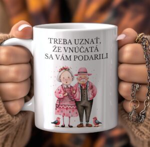 Keramický hrnček - babka dedko