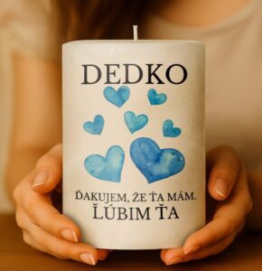 Dekoračná palmová sviečka - dedko