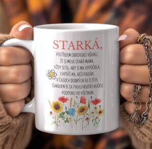 Keramický hrnček - Starká...