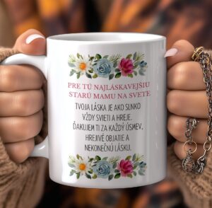 Keramický hrnček - Pre starú mamu..