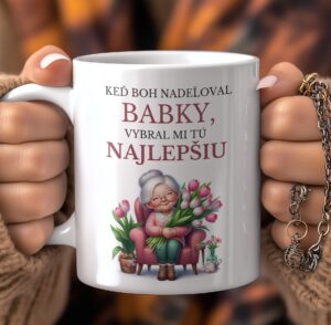 Keramický hrnček - babka