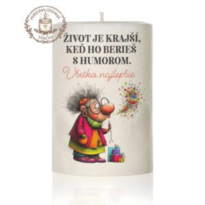 Narodeninová personalizovaná sviečka motív 29