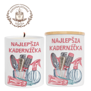 Personalizovaná sviečka pre kaderníčku 8