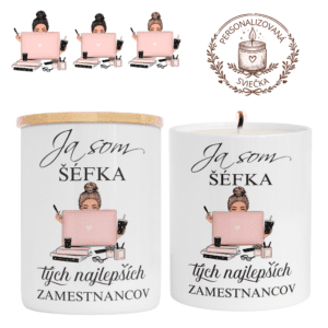 Personalizovaná sviečka pre šéfku, Ja som šéfka tých najlepších zamestnancov