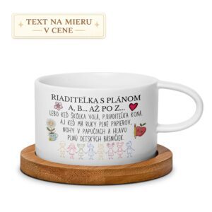 Hrnček – Riaditeľka s plánom A, B… až po Z
