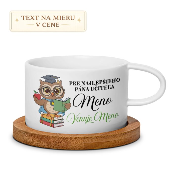 Hrnček – Pre najlepšieho pána učiteľa s menom