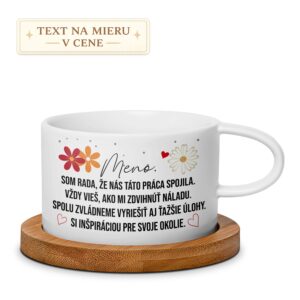 Hrnček pre kolegyňu – Meno | Táto práca nás spojila
