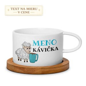 Hrnček Ovca – Kávička (s menom)