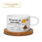 Vtipný hrnček – Šťastie je ako prd