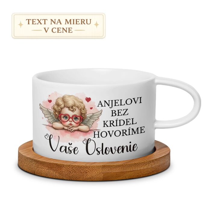 Personalizovaný hrnček – Anjelovi bez krídel hovoríme…