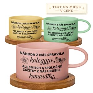 Hrnček pre kolegyňu – Náhoda z nás spravila kolegyne, smiech kamarátky