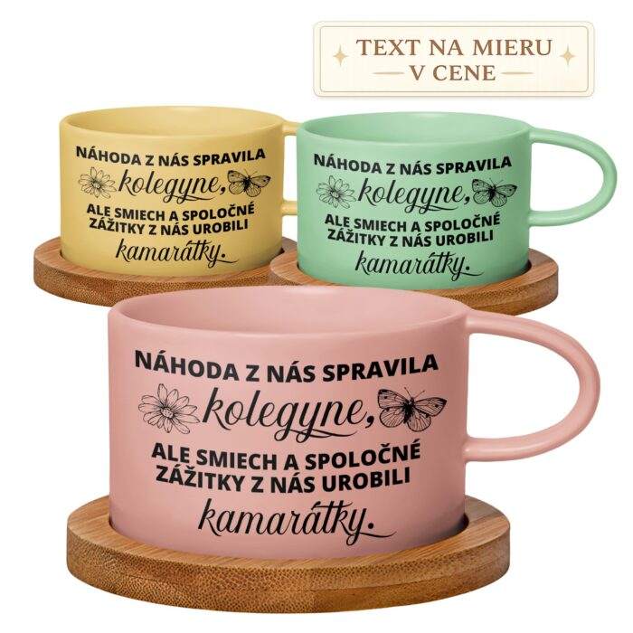 Hrnček pre kolegyňu – Náhoda z nás spravila kolegyne, smiech kamarátky Hrnček pre kolegyňu – Náhoda z nás spravila kolegyne, smiech kamarátky