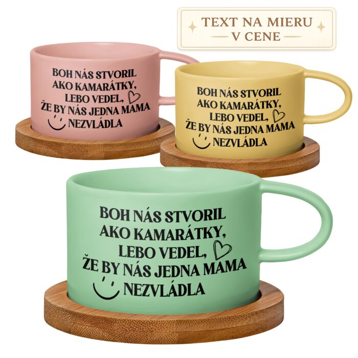 Hrnček pre kamarátky – Boh nás stvoril ako kamarátky