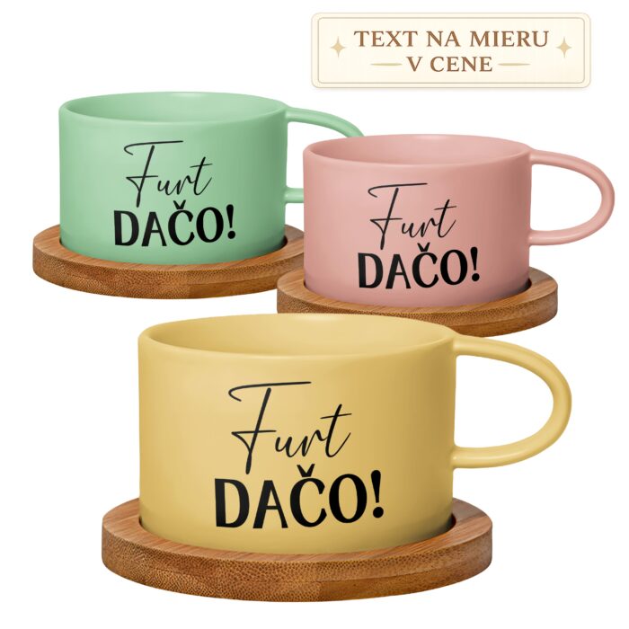 Vtipný hrnček – Furt dačo!