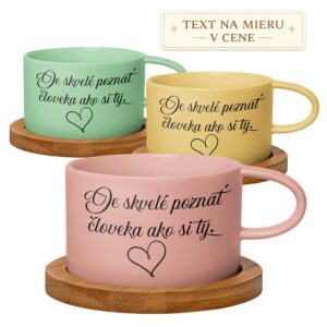 Hrnček – Je skvelé poznať človeka ako si ty