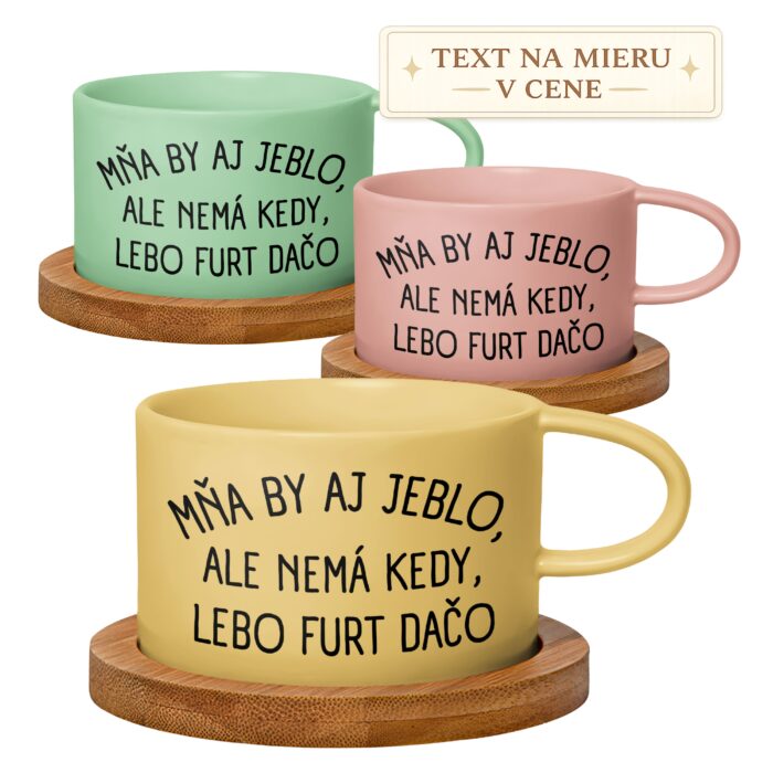 Hrnček Mňa by aj jeblo, ale nemá kedy, lebo furt dačo