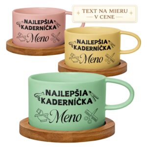 Hrnček pre kaderníčku s menom – Najlepšia kaderníčka