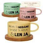 Hrnček makrónka Nikomu ťa nedám vytáčať ťa môžem len ja