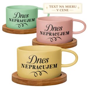 Hrnček makrónka Dnes nepracujem