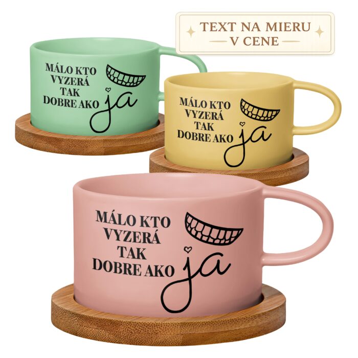 Hrnček makrónka Málo kto vyzerá tak dobre ako ja