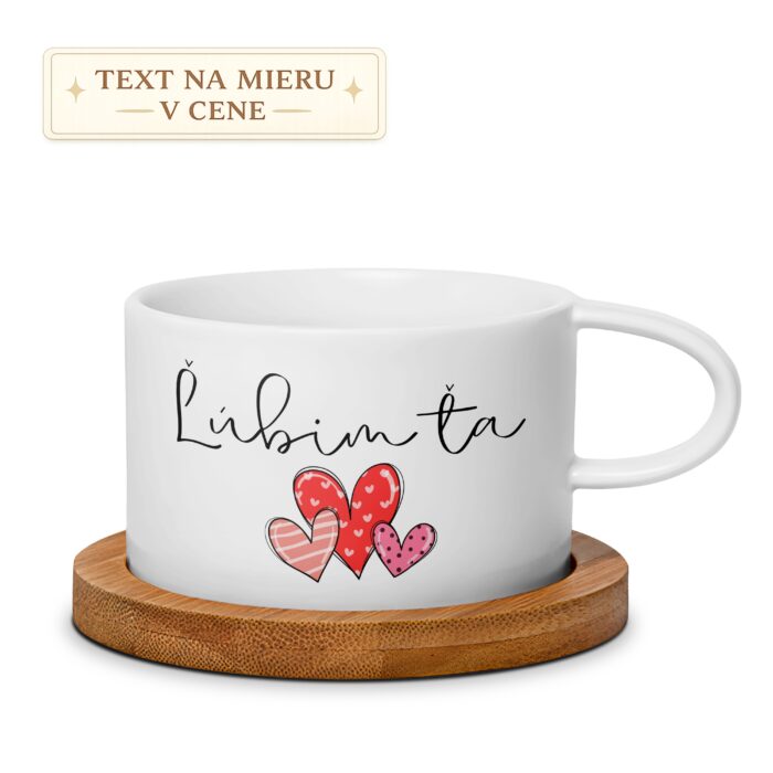 Hrnček – Ľúbim ťa (srdiečka)