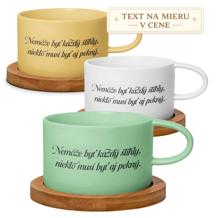 Hrnček makrónka Nemôže byť každý štíhly, niekto musí byť aj pekný