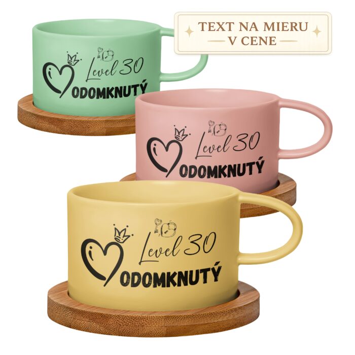 Hrnček makrónka Level odomknutý
