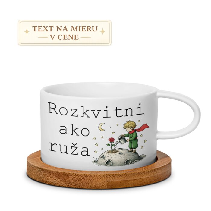 Hrnček makrónka Rozkvitni ako ruža