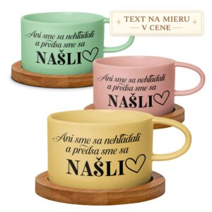 Hrnček makrónka Ani sme sa nehľadali a predsa sme sa našli