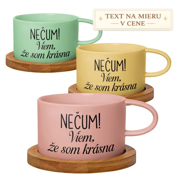 Hrnček makrónka – Nečum! Viem, že som krásna