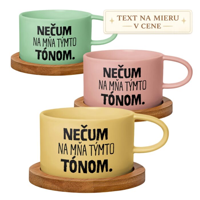 Hrnček makrónka – Nečum na mňa týmto tónom