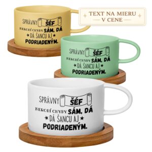 Hrnček makrónka – Správny šéf nerobí chyby sám, dá šancu aj podriadeným