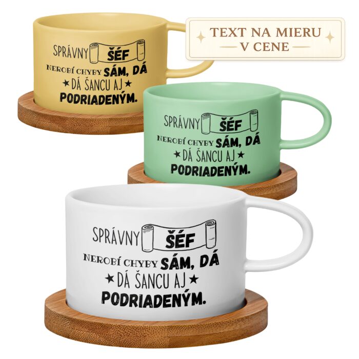 Hrnček makrónka – Správny šéf nerobí chyby sám, dá šancu aj podriadeným