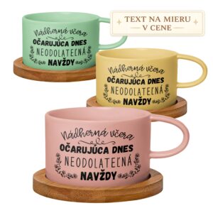 Hrnček makrónka – Nádherná včera, očarujúca dnes, neodolateľná navždy