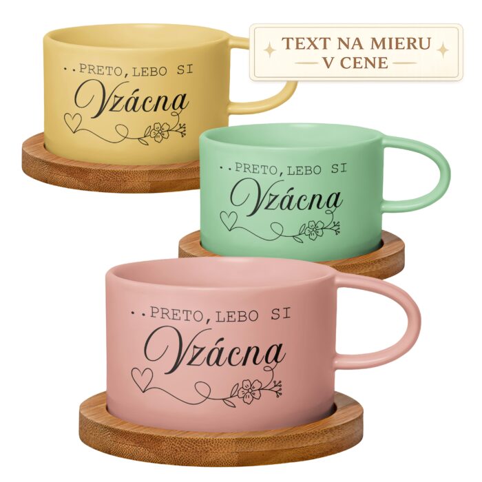 Hrnček makrónka – Preto, lebo si vzácna
