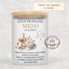 Sviečka na prvé sväté prijímanie – sviečka, ruženec a venovanie