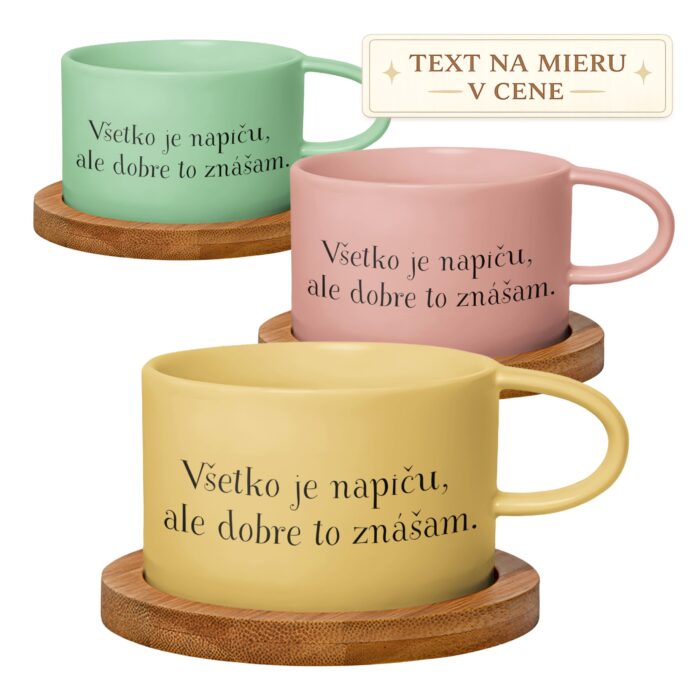 Hrnček makrónka – Všetko je napiču, ale dobre to znášam