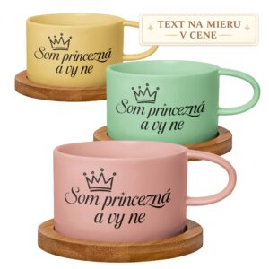 Hrnček makrónka – Som princezná a vy ne