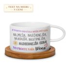 Hrnček – Z tohto hrnčeka môže piť len najmilšia osoba (s menom)