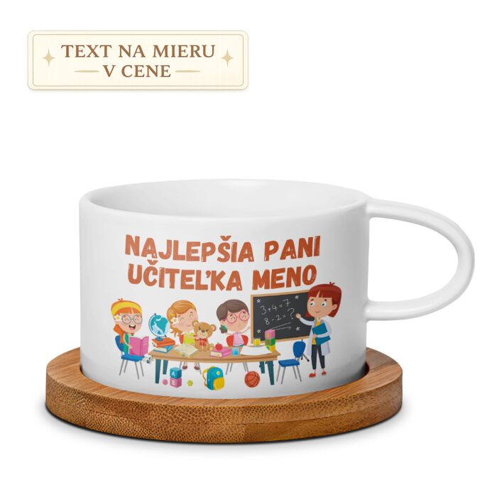 Hrnček – Najlepšia pani učiteľka s menom (trieda)