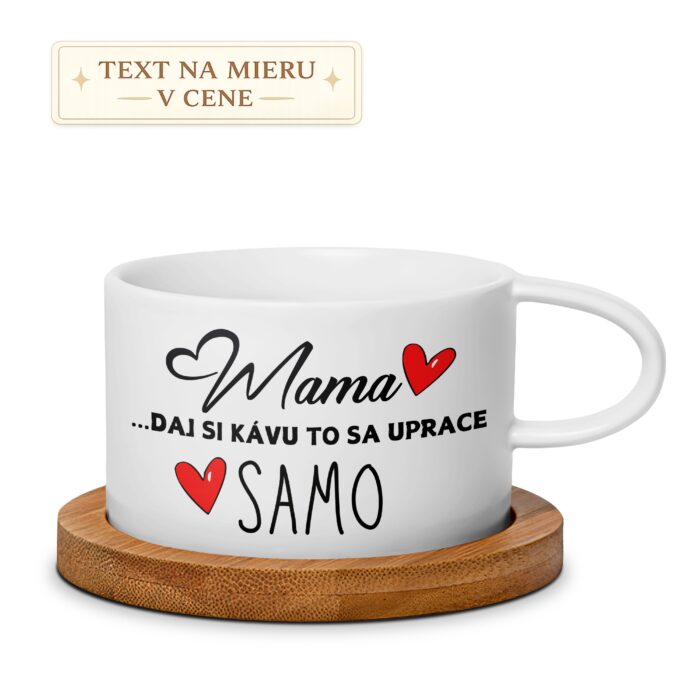 Hrnček Mama, daj si kávu – to sa uprace samo