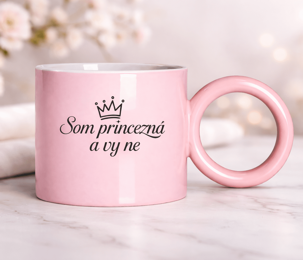 Limitovaný hrnček „Som princezná a vy ne“