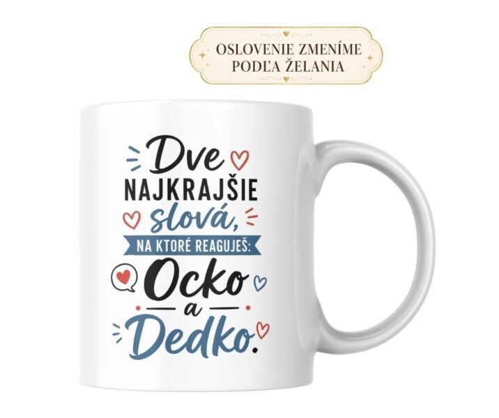 Hrnček Ocko a Dedko