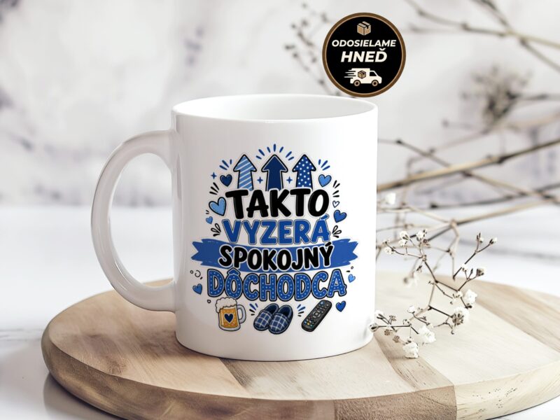 Hrnček – Takto vyzerá spokojný dôchodca